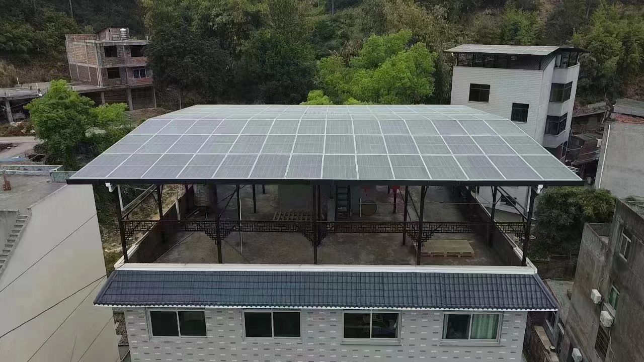 滑县15kw+10kwh自建别墅家庭光伏储能系统